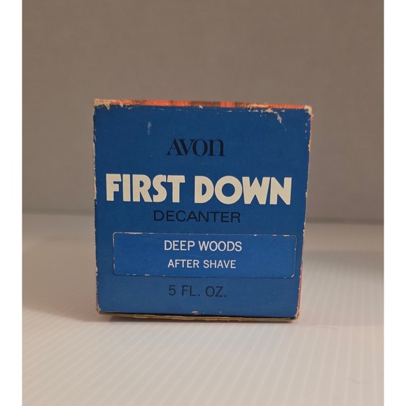 Vintage Avon Deep Woods After Shave Decanter 5 Fl Oz With Box Preowned - Picture 1 of 15